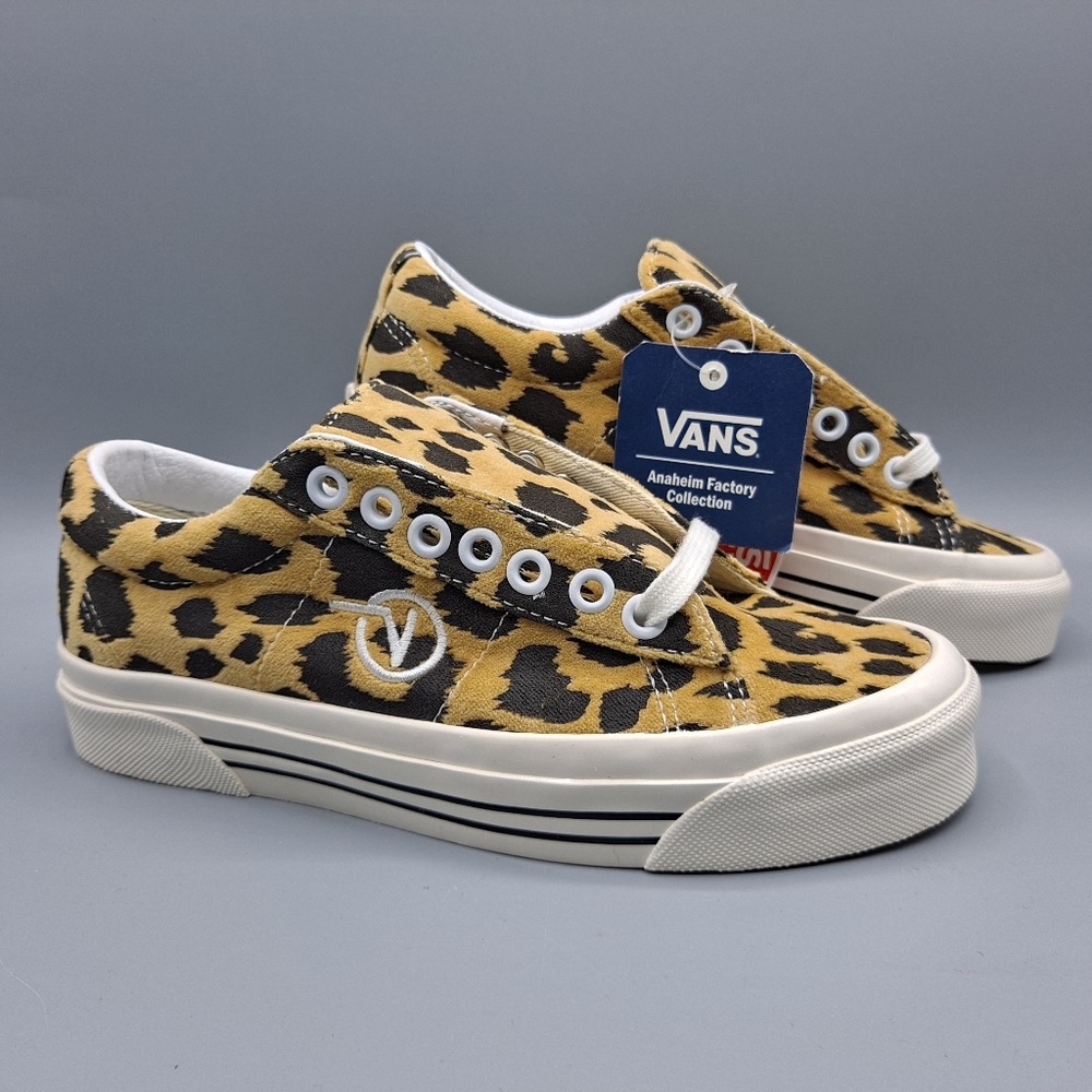 New Vans UA Sid Dx Anaheim Factory Leopard Spots Animal Print Women's Size 5.5